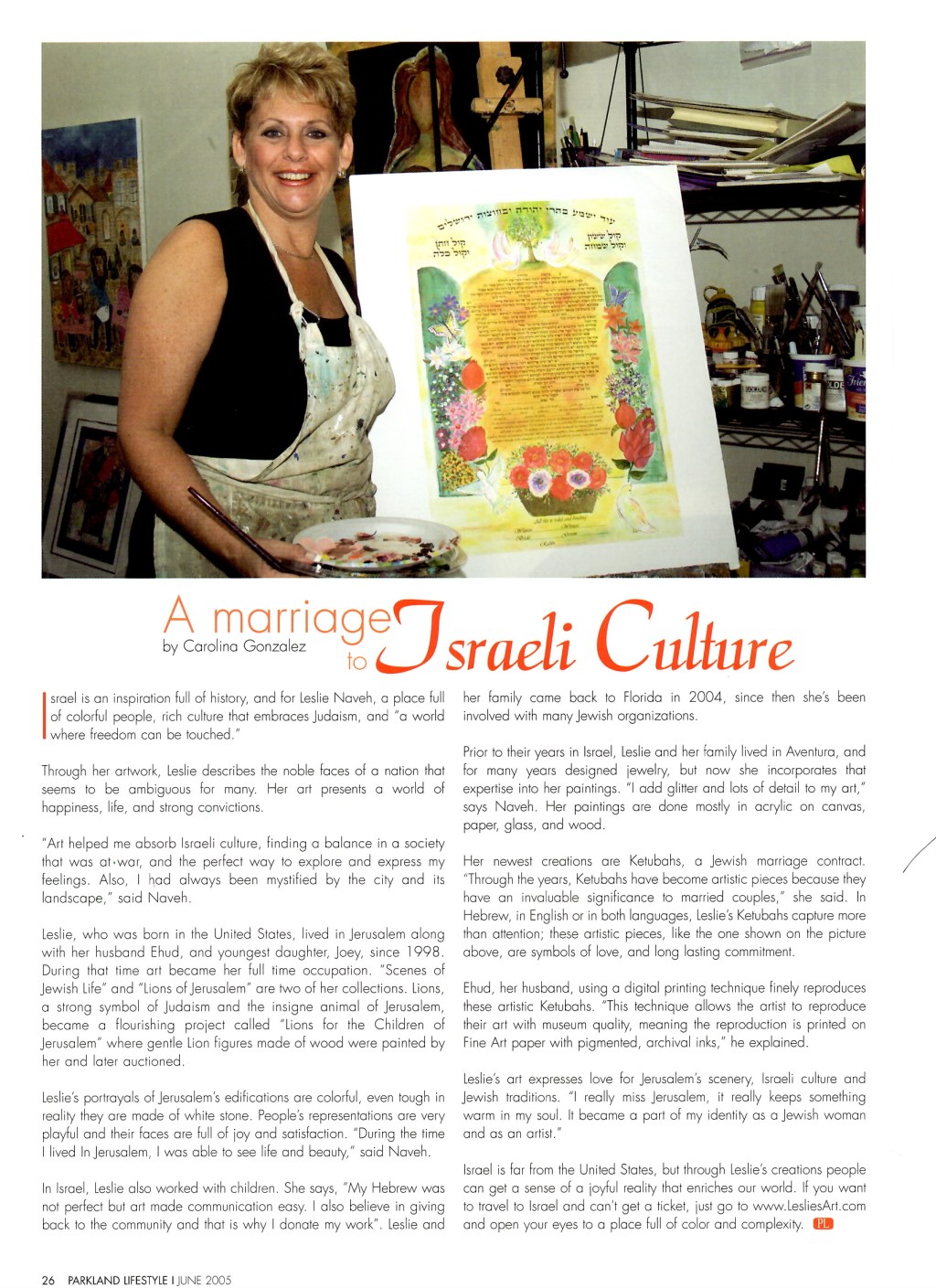 Leslie Naveh – A Marriage to Israeli&nbsp;Culture