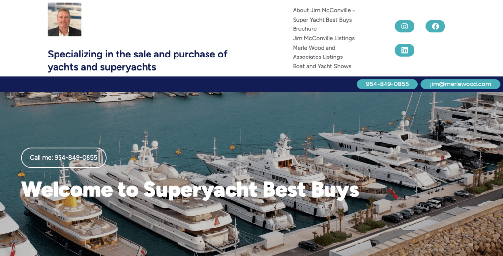 Website created by Carolina Gonzalez (Carolina Portilla Garces)
Superyachtbestbuys.com 